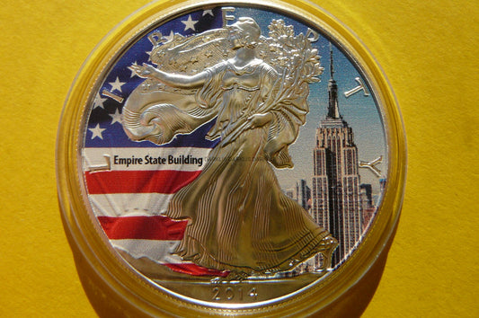 1$ USA 2014 BOGINI WOLNOŚCI EMPIRE STATE BULDING