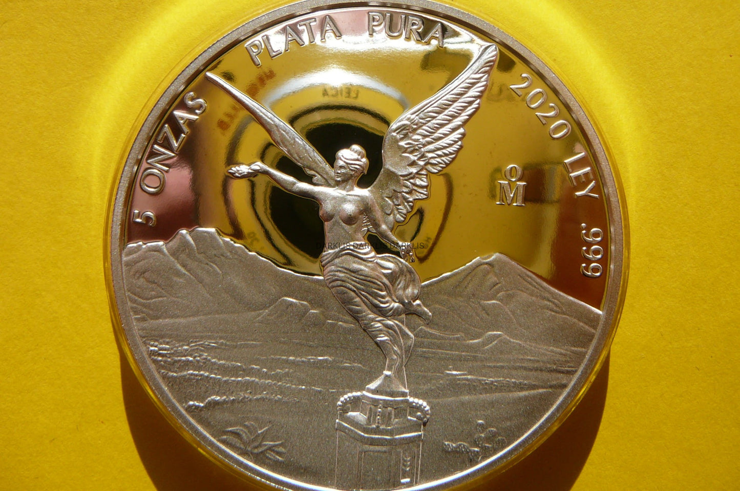 5 ONZAS PLATA PURE MEKSYK 2020 LIBERTAD Ag PROOF