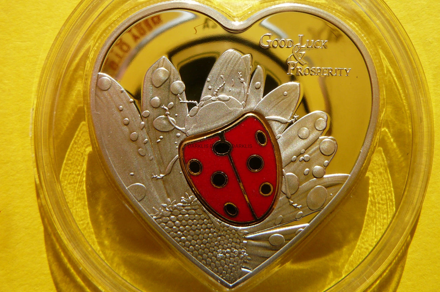 5$ PALAU 2009 BIEDRONKA SYMBOL SZCZĘŚCIA RZADKA
