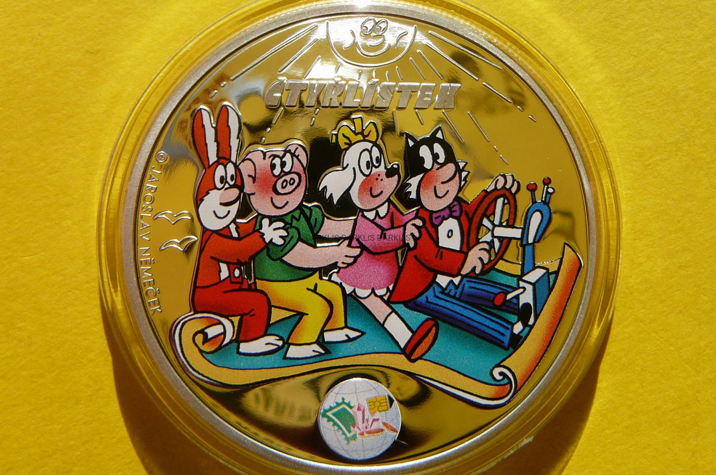 5$ COOK 2014 CTYRLISTEK SBERATEL Ag 999 Oz RZADKA