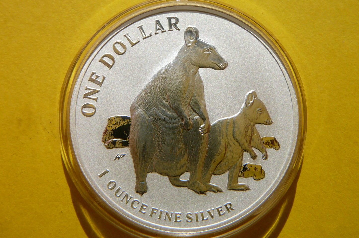 1$ AUSTRALIA 2011 KANGUR SREBRO 999 UNCJA RZADKA