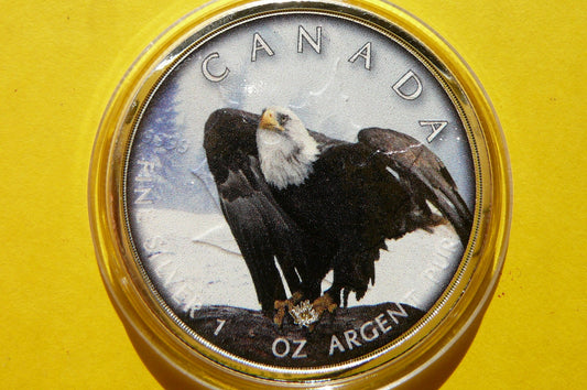 5$ KANADA 2019 ORZEŁ BIELIK LIŚĆ KLONU MAPLE LEAF