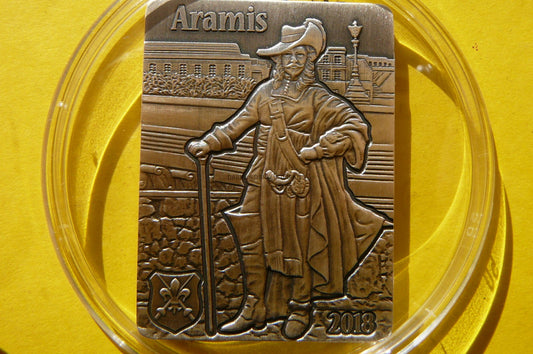 250FR DŻIBUTI 2018 ARAMIS TRZEJ MUSZKIETEROWIE Ag