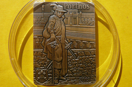 250FR DŻIBUTI 2018 PORTHOS TRZEJ MUSZKIETEROWIE Ag