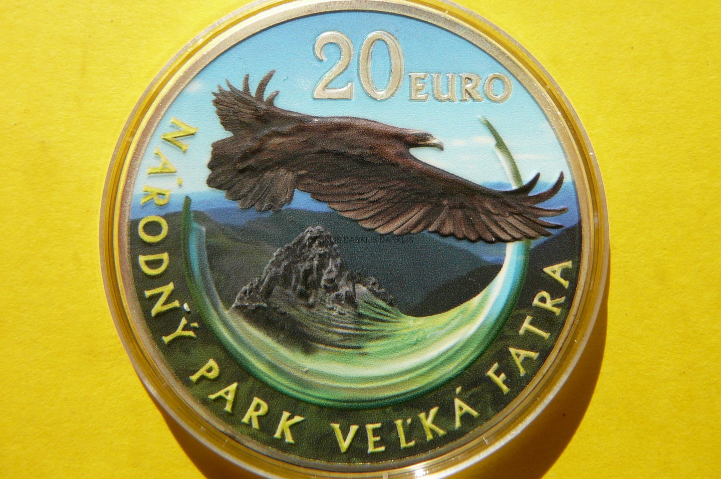 20 EURO SŁOWACJA 2009 PARK WELKA FATRA ORZEŁ KOLOR