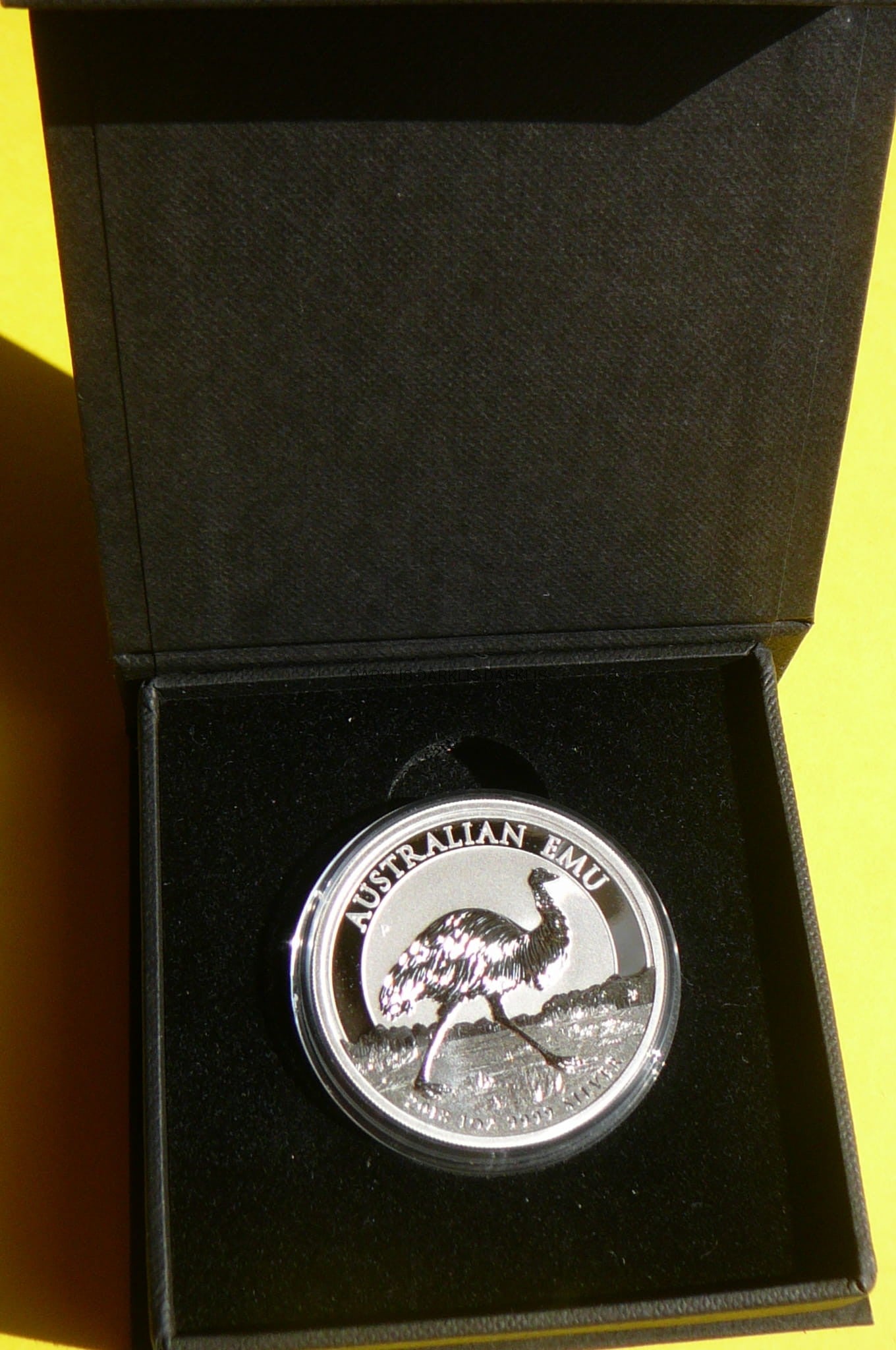 1$ AUSTRALIA 2018 - STRUŚ EMU SREBRO 999 Oz +ETUI