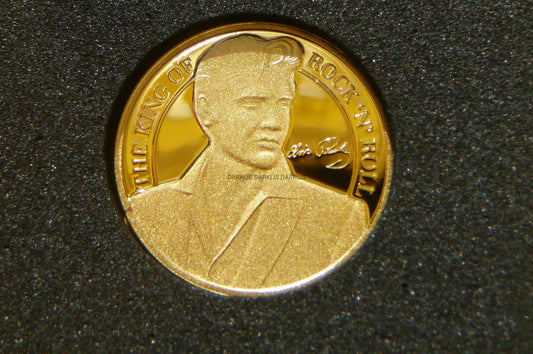1/10 CROWN GIBRALTAR 2021 ELVIS PRESLEY ROCK ZŁOTO