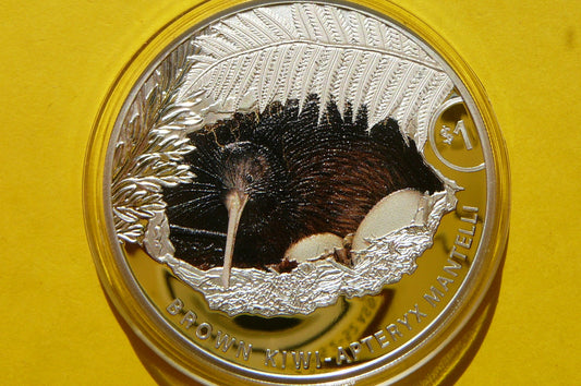 1$ NOWA ZELANDIA 2021 KIWI SREBRO 999 Oz PP LIMIT