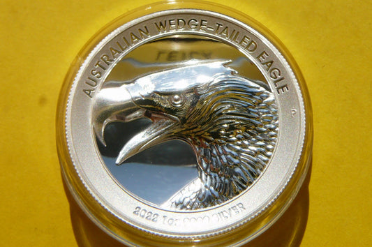 1$ AUSTRALIA 2022 ORZEŁ HIGH RELIEF PROOF Ag999 Oz