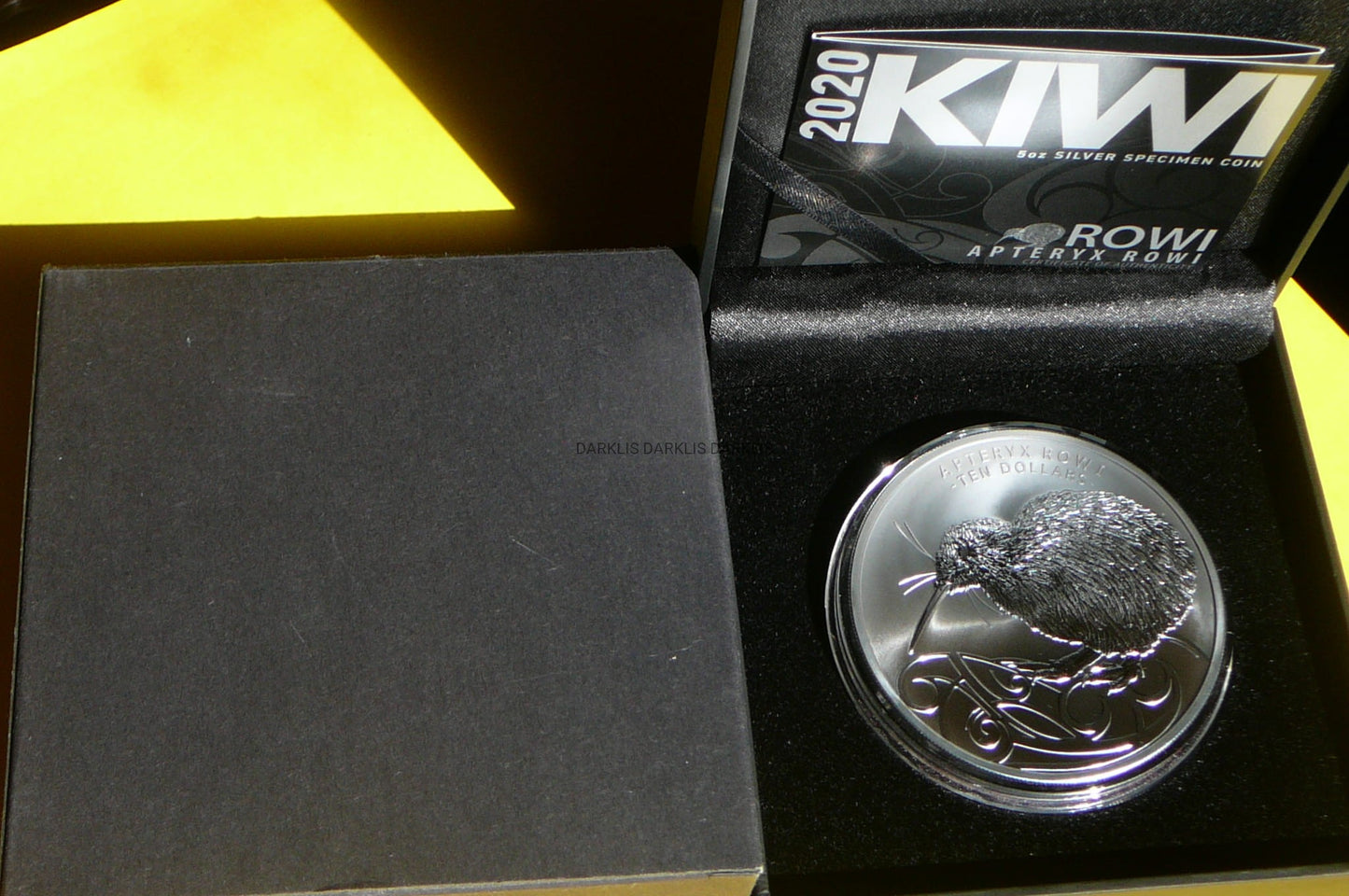 10$ NOWA ZELANDIA 2020 PTAK KIWI Ag 999 5Oz RZADKA