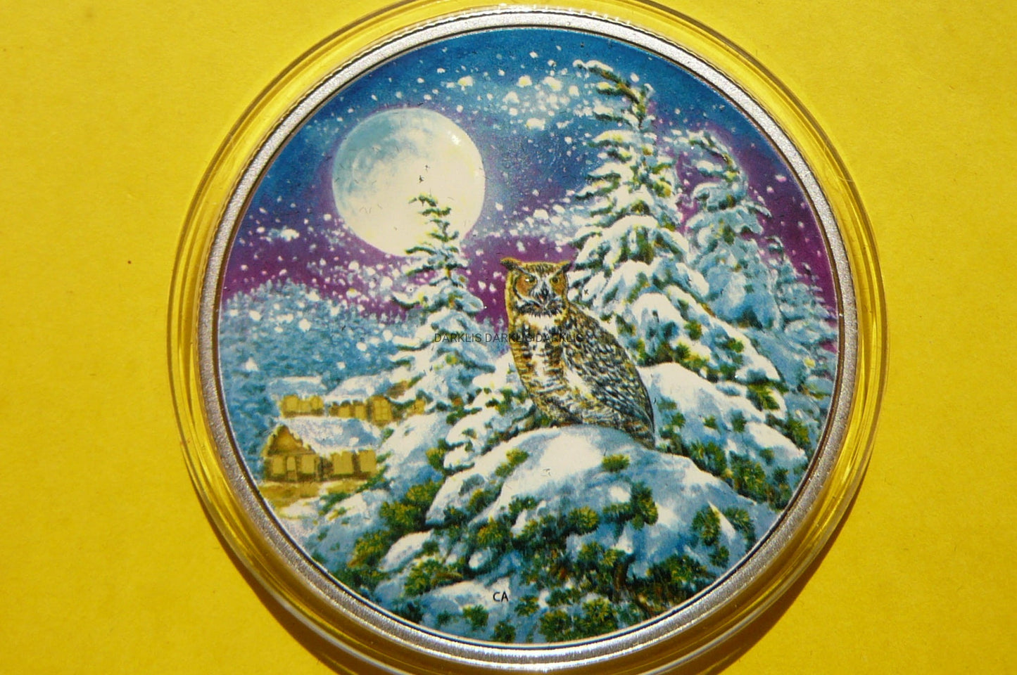 30$ KANADA 2017 PUCHACZ WIRGINIJSKI Ag99 2Oz KOLOR