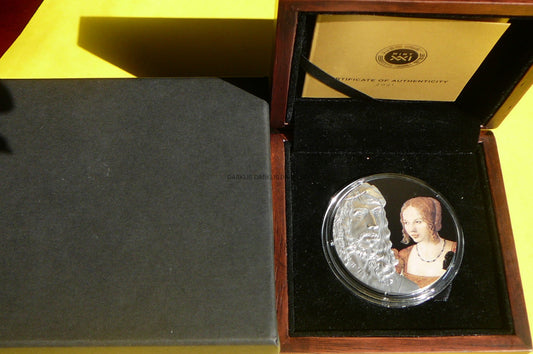10 CEDI GHANA 2021 ALBRECHT DUERER Ag999 2Oz KOLOR