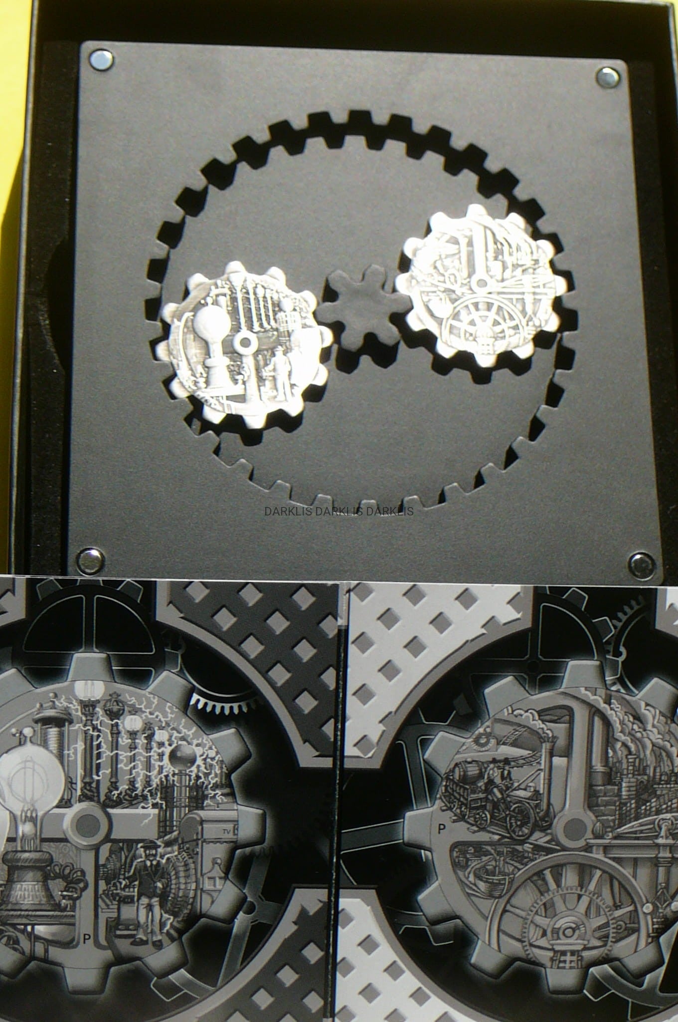 TUVALU 2018 EWOLUCJA PRZEMYSŁ 2Oz HIGH RELIEF 2 X 1$