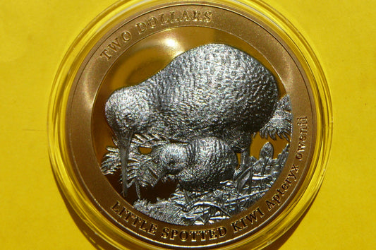 2$ NOWA ZELANDIA 2022 KIWI 2Oz HIGH RELIEF RZADKA