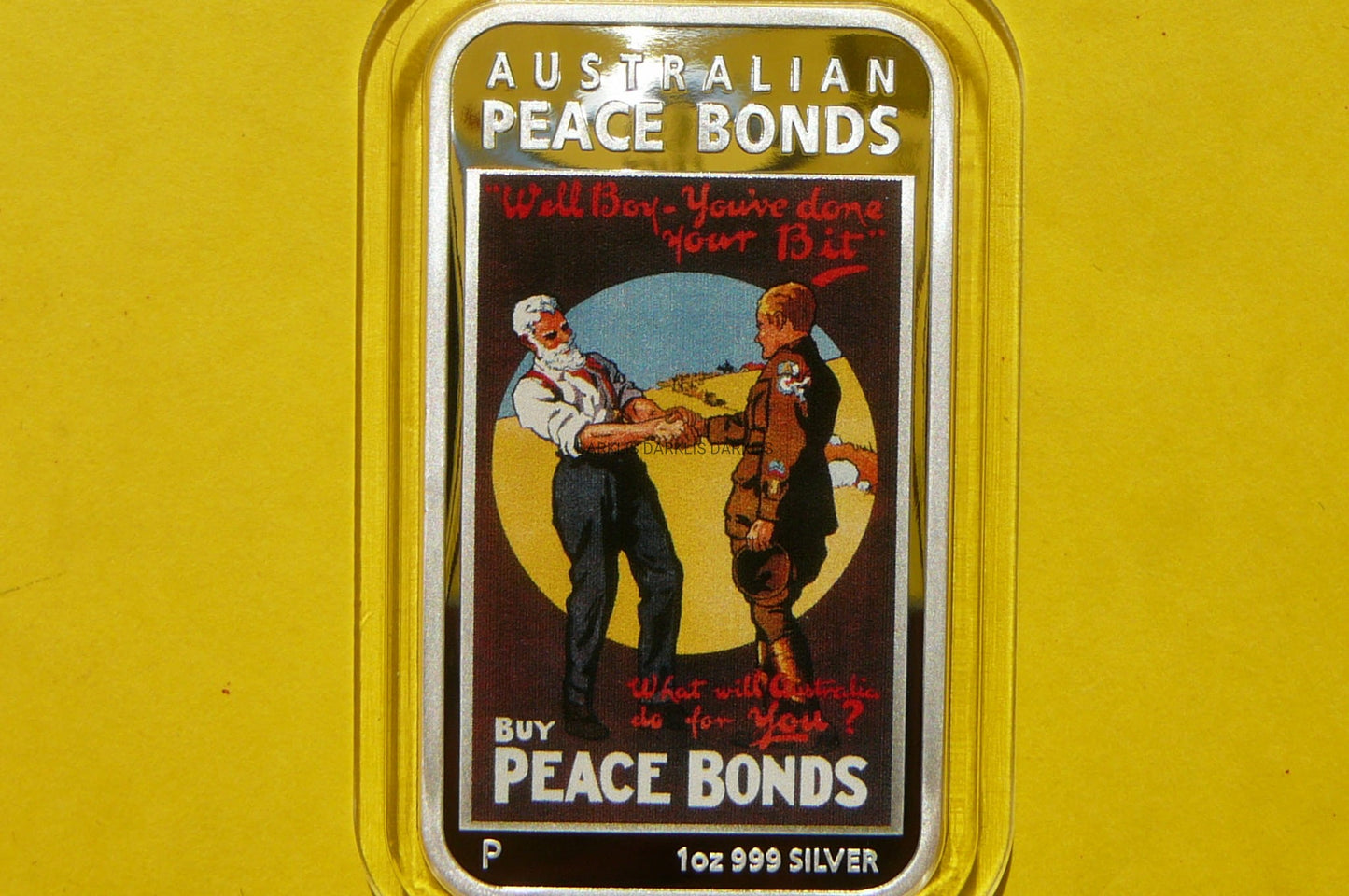 1$ AUSTRALIA 2018 PLAKAT I WOJNA ŚWIATOWA RZADKA