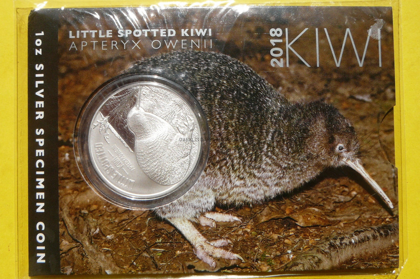 1$ NOWA ZELANDIA 2018 KIWI SREBRO 999 UNCJA RZADKA