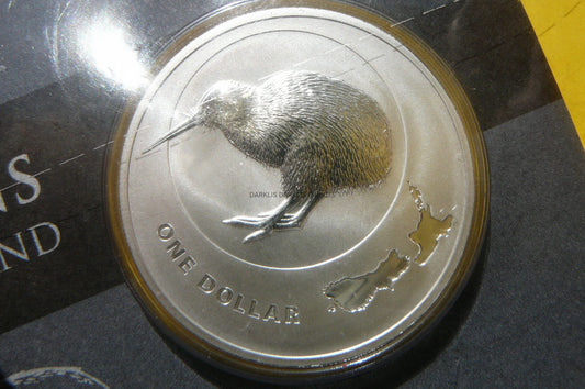 1$ NOWA ZELANDIA 2009 KIWI SREBRO 999 UNCJA LIMIT