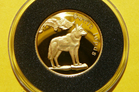 5$ NIUE 2022 WILK SZARY 7 CUDÓW POLSKI ZŁOTO 999