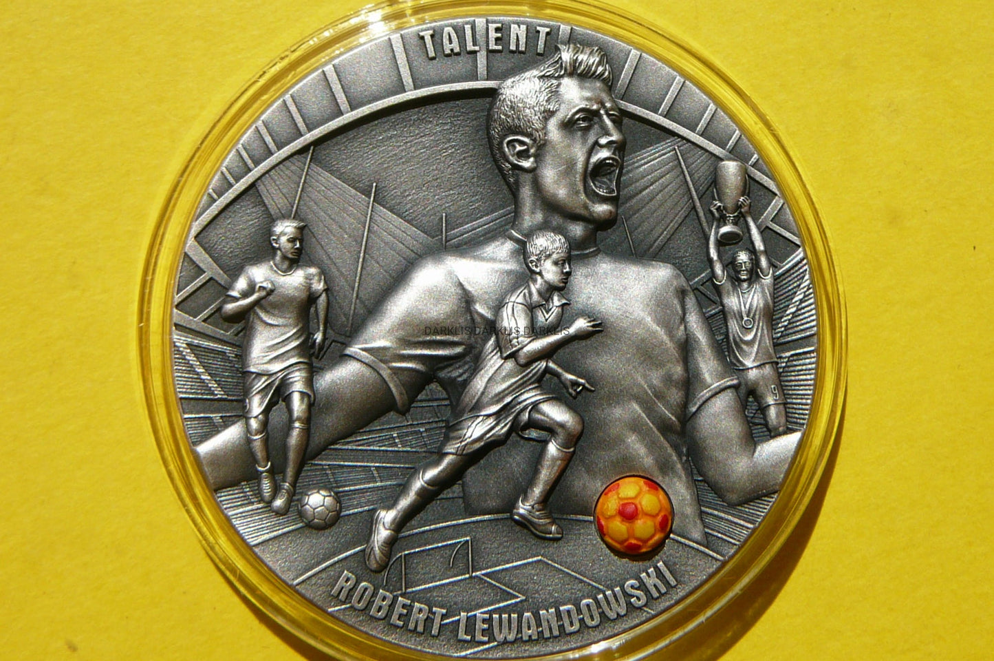 5$ NIUE 2022 ROBERT LEWANDOWSKI TALENT Ag 999 2Oz
