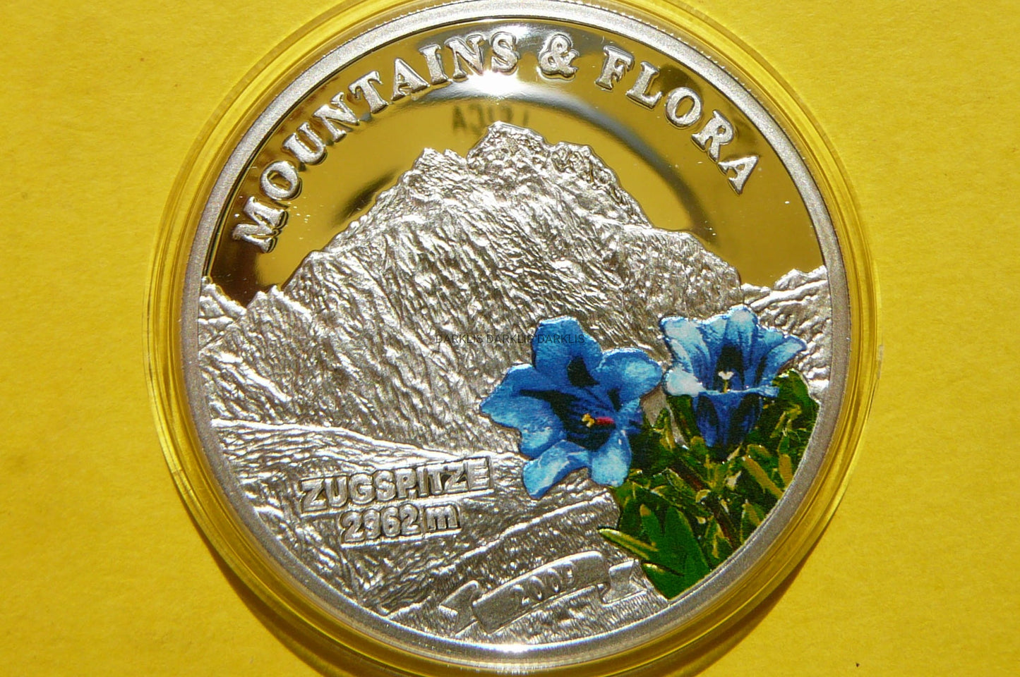 5$ PALAU 2009 ALPY BAWARIA ZUGSPITZE GÓRY KWIATY