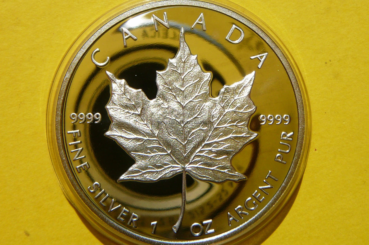 5$ KANADA 1989 LIŚĆ KLONU MAPLE LEAF Ag Oz PROOF