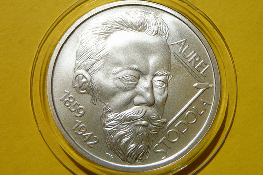 10 EURO SŁOWACJA 2009 URODZINY AURELA STODOLY Ag