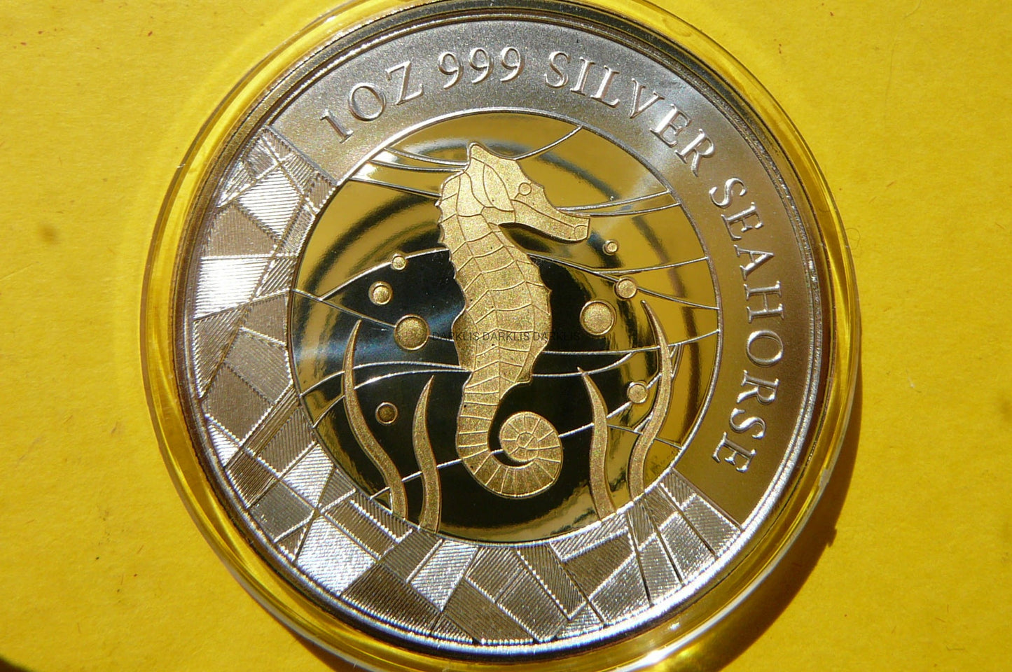 2 TALA SAMOA 2018 KONIK MORSKI SREBRO/ZŁOTO 999 Oz