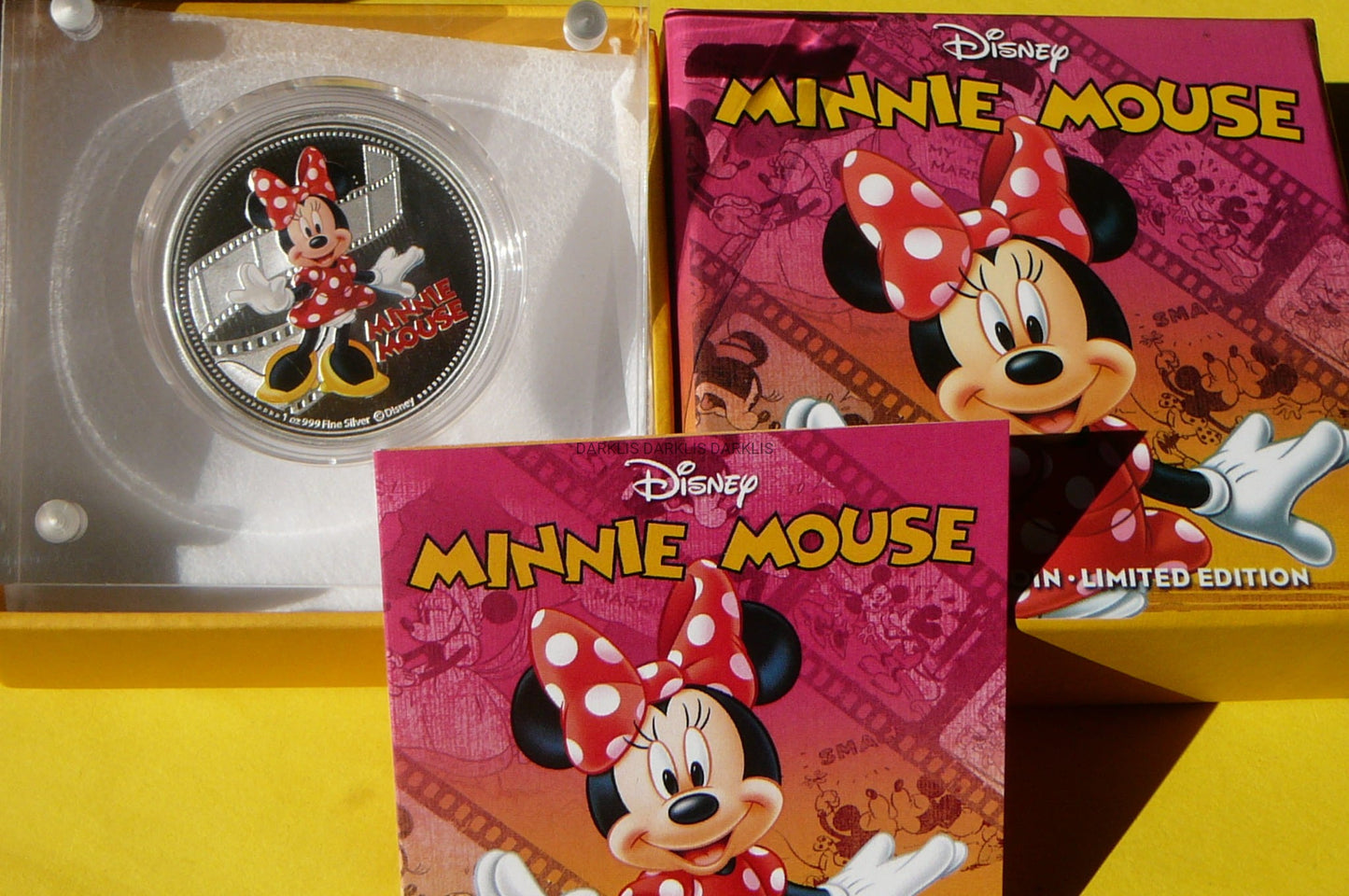2$ NIUE 2014 MYSZKA MINNIE BAJKI DISNEY KOLOR Ag