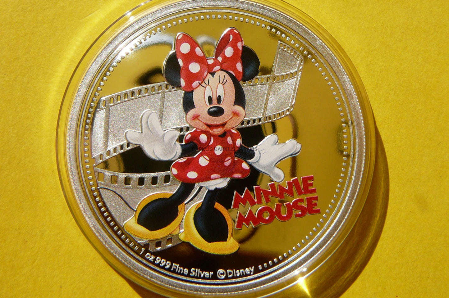 2$ NIUE 2014 MYSZKA MINNIE BAJKI DISNEY KOLOR Ag