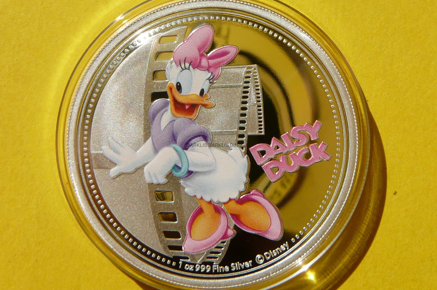 2$ NIUE 2014 KACZKA DAISY BAJKI DISNEY KOLOR Ag Oz