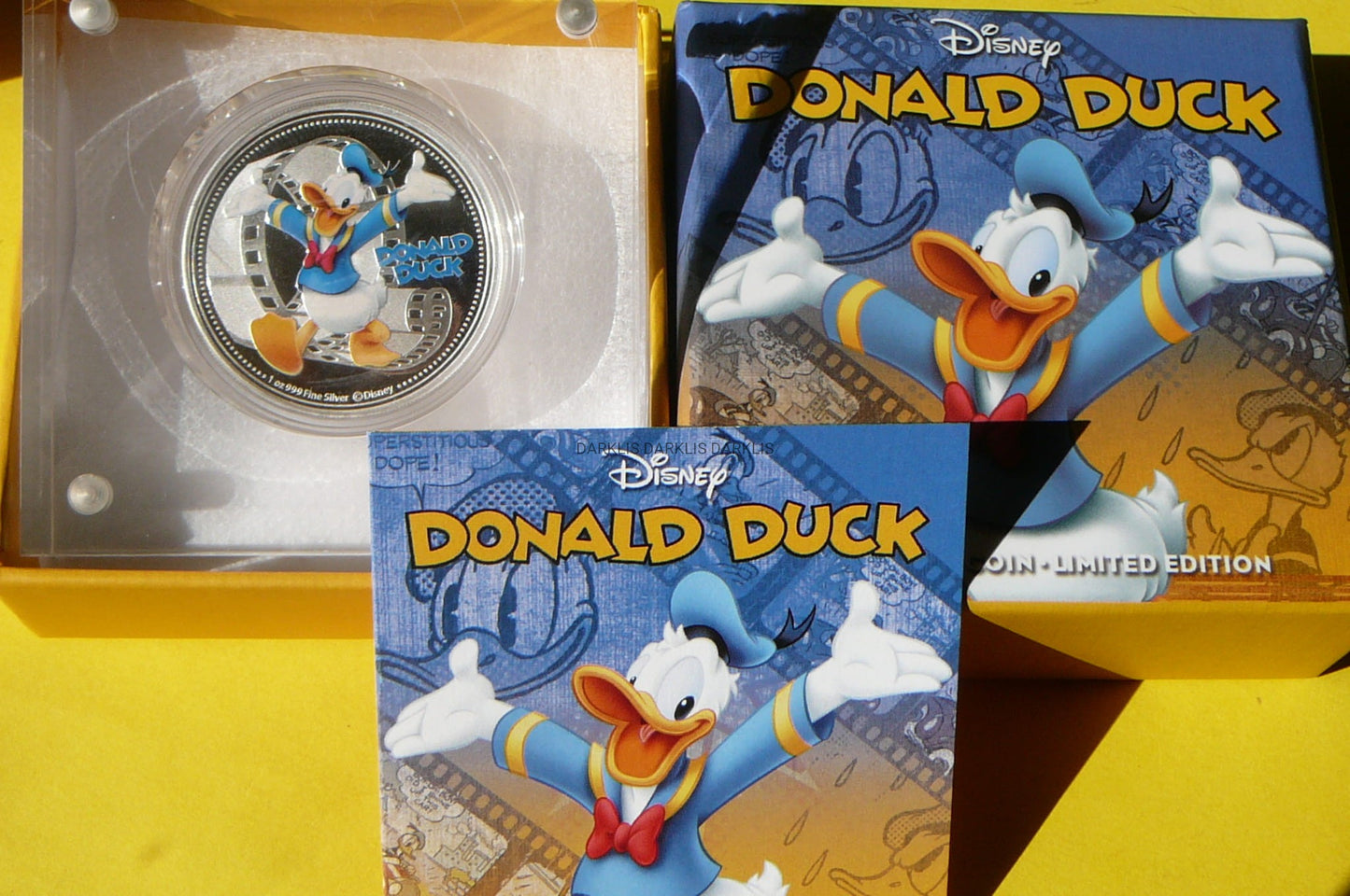 2$ NIUE 2014 KACZOR DONALD BAJKI DISNEY KOLOR Ag