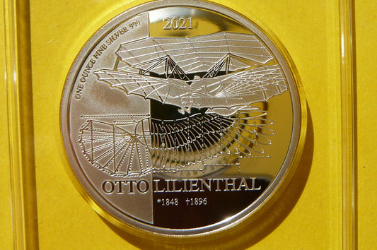 5$ SAMOA 2021 OTTO LILIENTHAL SREBRO 999 UNCJA