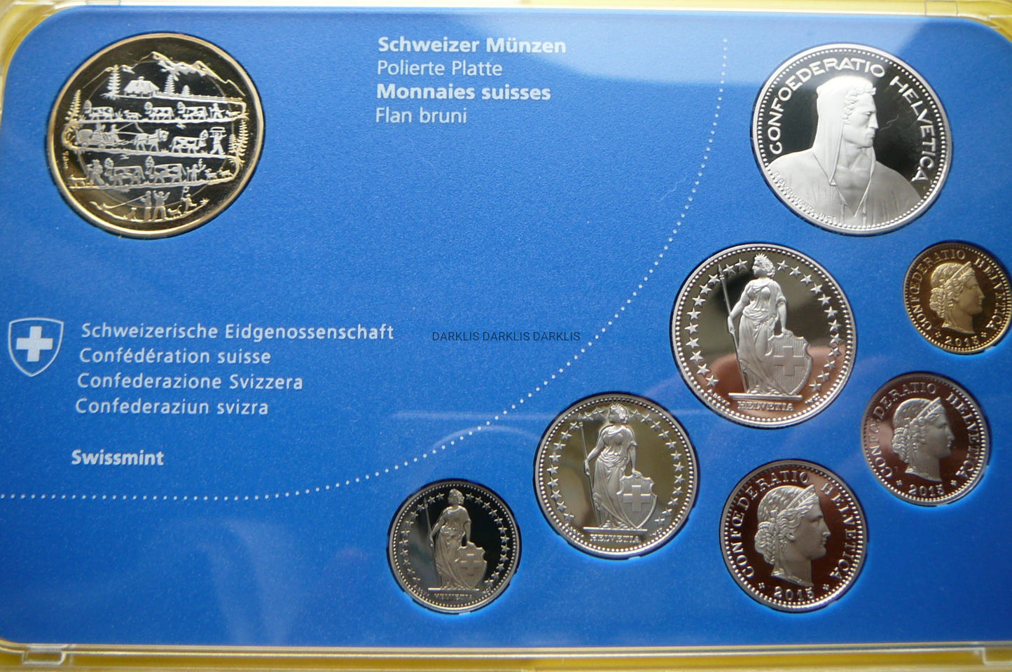 KMS SZWAJCARIA 2015 ŚWIĘTO ALMABTRIEB RZADKA PROOF