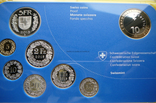 KMS SZWAJCARIA 2015 ŚWIĘTO ALMABTRIEB RZADKA PROOF