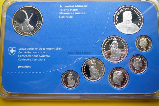 KMS SZWAJCARIA 2007 KOZIOROŻEC ALPEJSKI PROOF