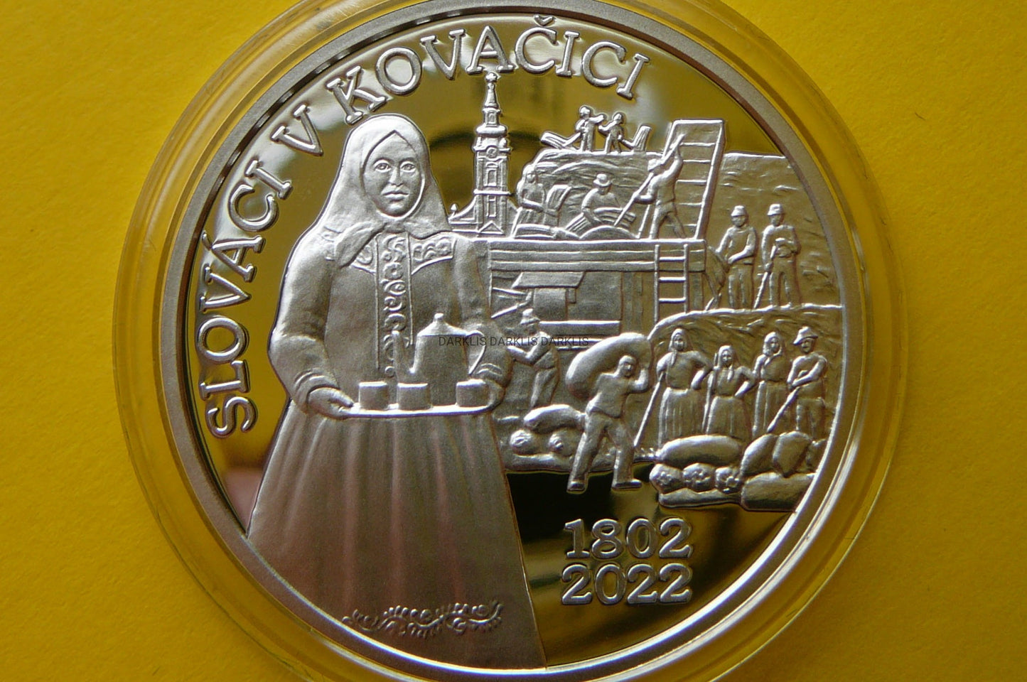 10 EURO SŁOWACJA 2022 ZASIEDLENIE KOVACICY SREBRO