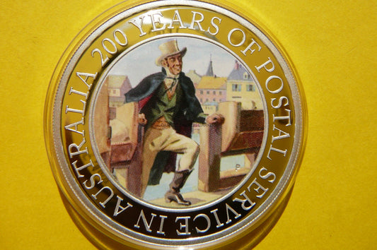 1$ AUSTRALIA 2009 POCZTA AUSTRALIJSKA KOLOR Ag Oz