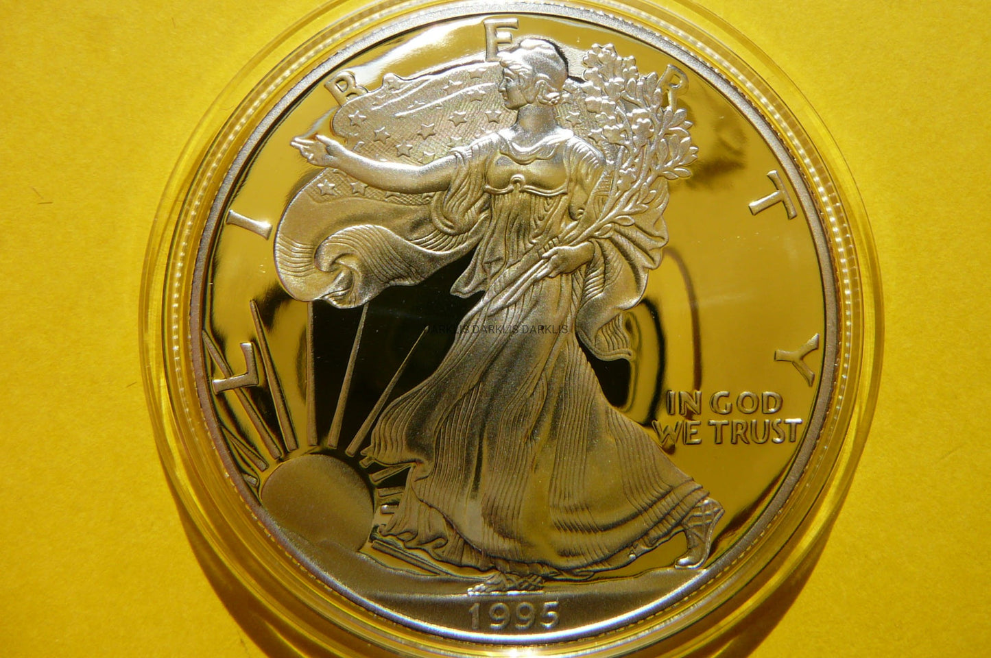 1$ USA 1995 P EAGLE BOGINI WOLNOŚCI LIBERTY Ag Oz PROOF