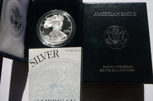 1$ USA 1996 P EAGLE BOGINI WOLNOŚCI LIBERTY Ag Oz PROOF