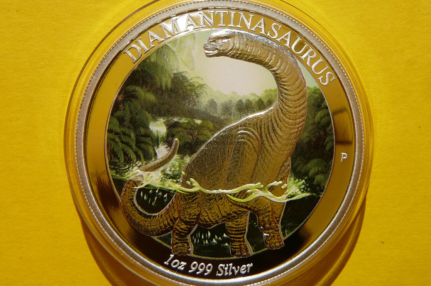 1$ AUSTRALIA 2015 ERA DINOZAURÓW DIAMANTINAZAUR Ag