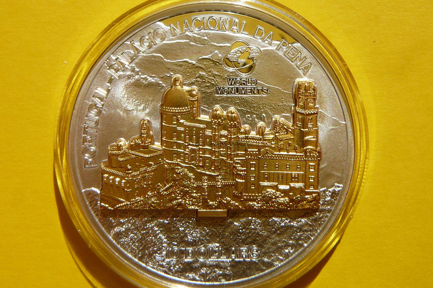 10$ COOK 2010 PAŁAC PENA PORTUGALIA  Ag 999 Oz +CE
