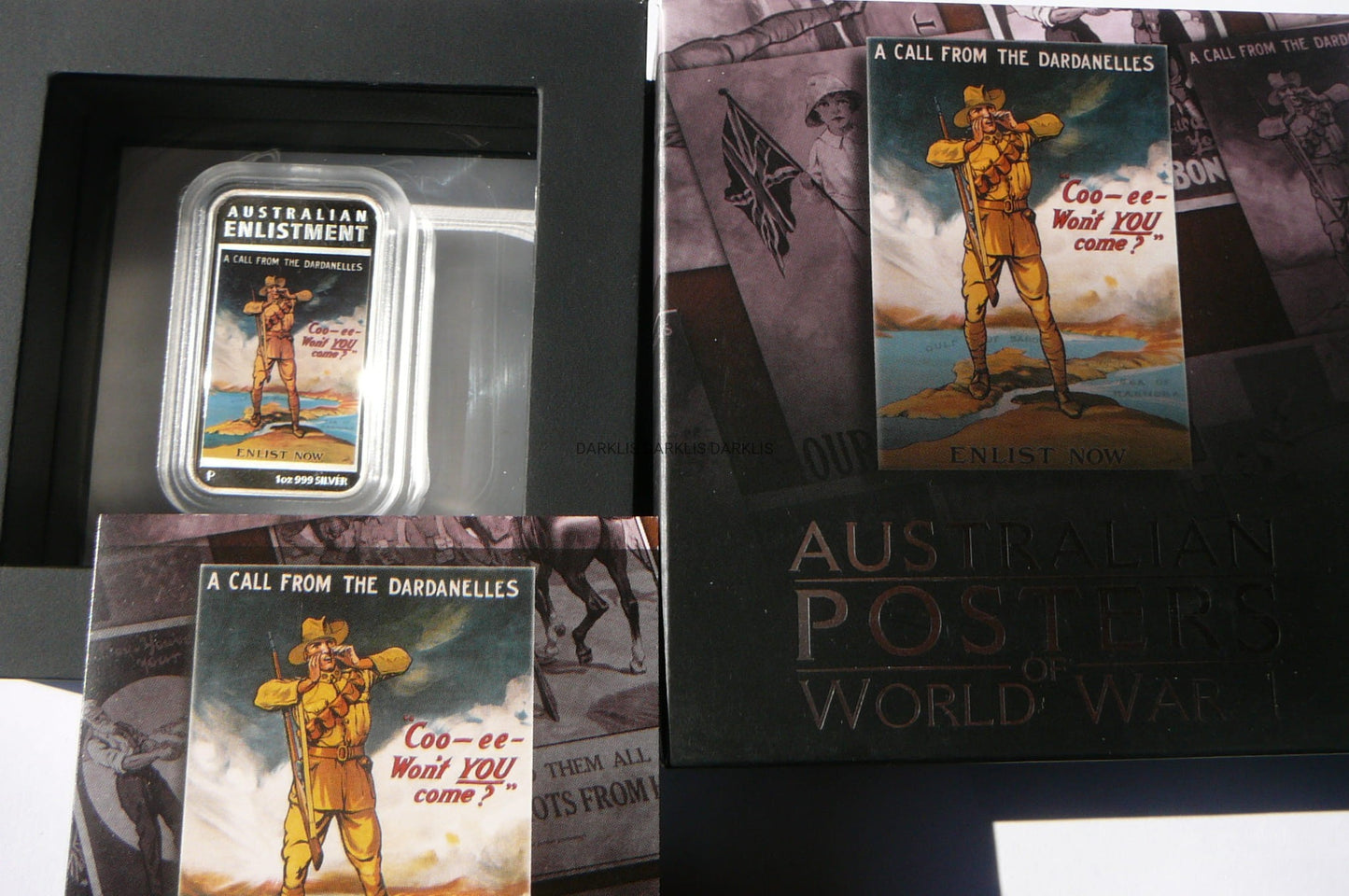 1$ AUSTRALIA 2014 PLAKAT I WOJNA ŚWIATOWA RZADKA