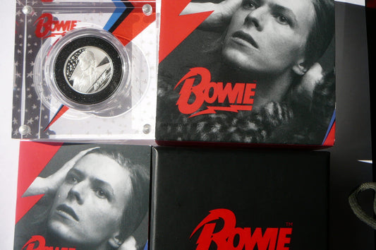 FUNT BRYTANIA 2021 DAVID BOWIE Ag 999 1/2Oz RZADKA