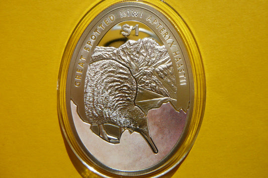 1$ NOWA ZELANDIA 2016 KIWI SREBRO 999 UNCJA PROOF