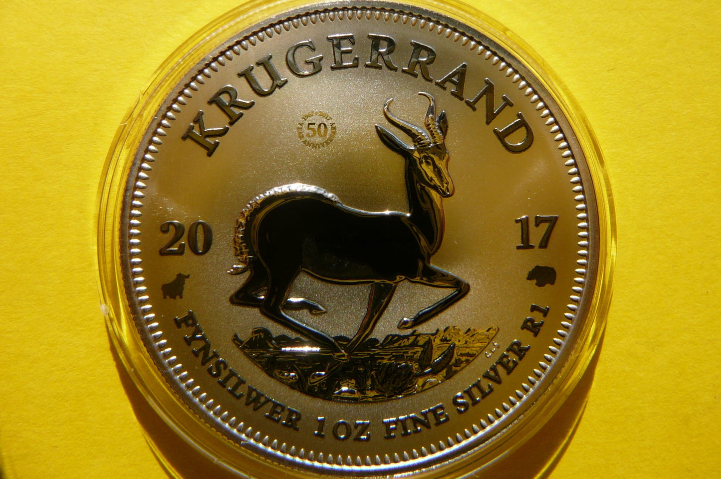 KRUGERRAND RPA 2017 ANTYLOPA SREBRO 999 Oz RHODIUM