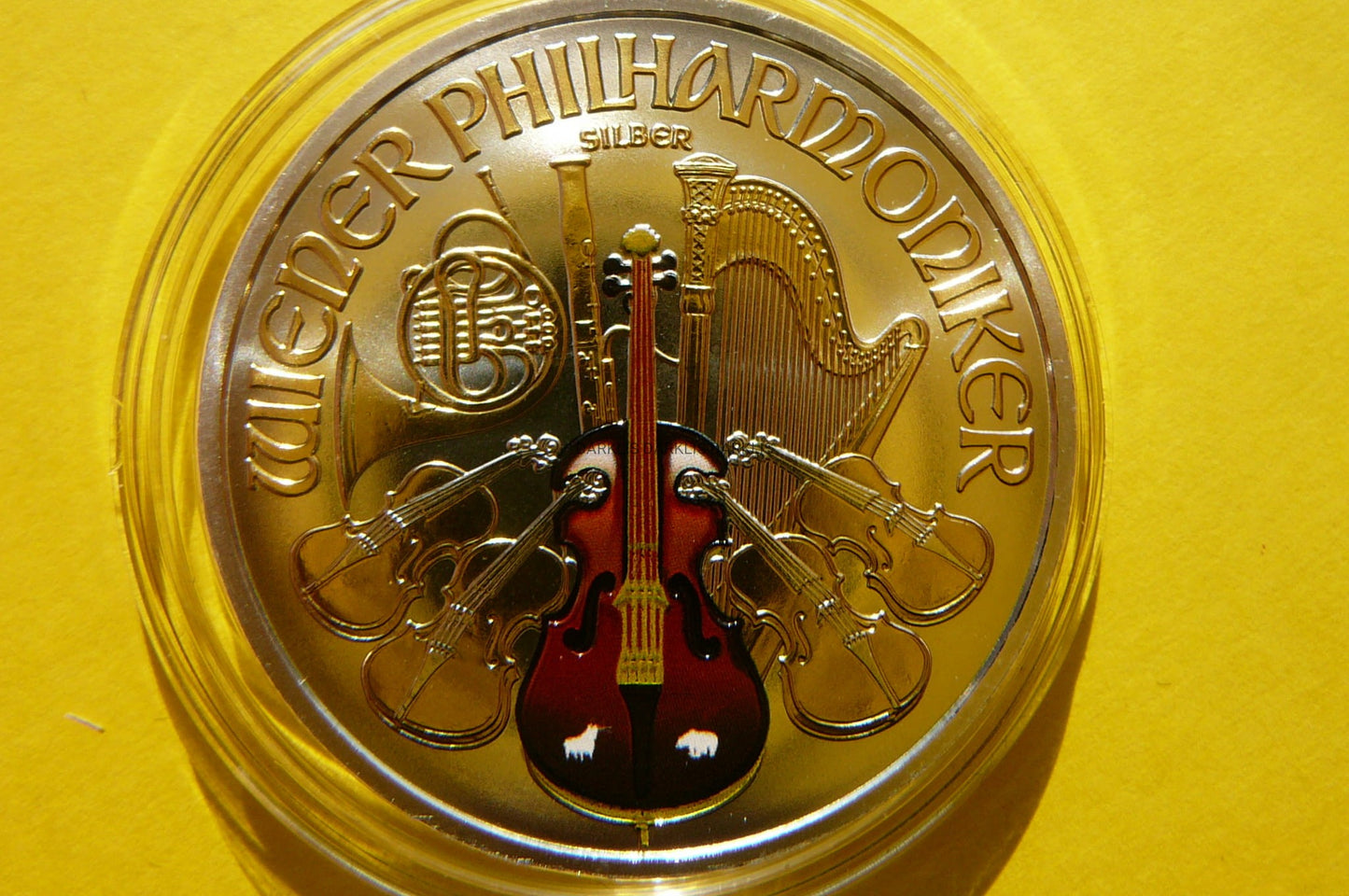 1.5 EURO AUSTRIA 2013 FILHARMONIA Ag/Au Oz KOLOR