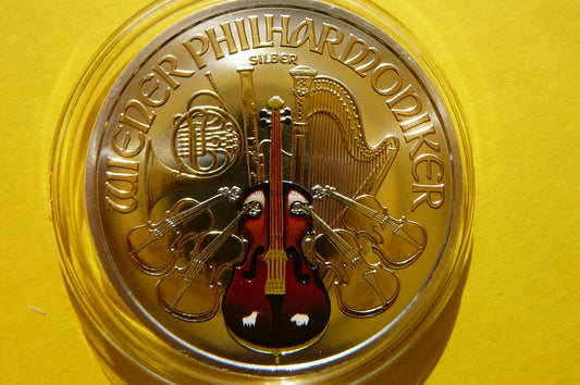 1.5 EURO AUSTRIA 2013 FILHARMONIA Ag/Au Oz KOLOR