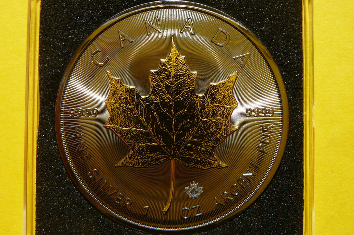 5$ KANADA 2022 LIŚĆ KLONU MAPLE Ag/Au RUTHEN +CER
