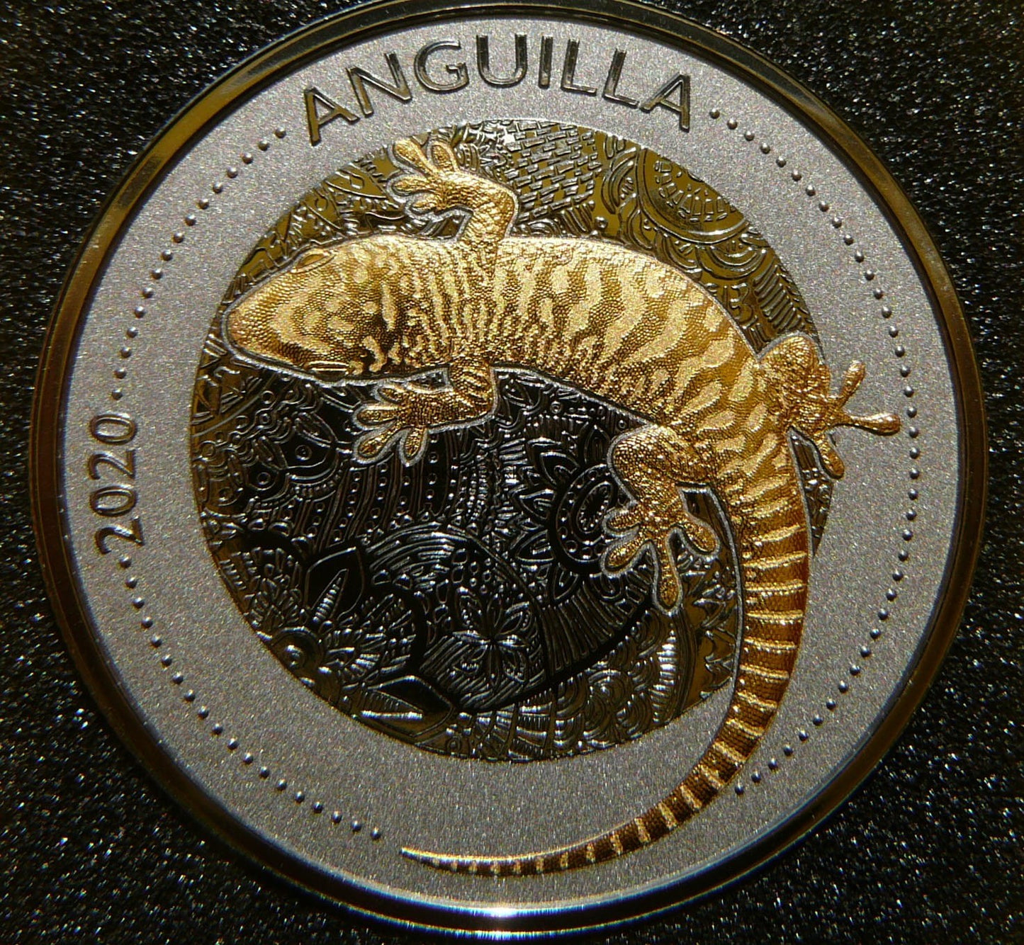 1$ ANGUILLA 2020 JASZCZURKA Ag/Au Oz RUTHEN +CER