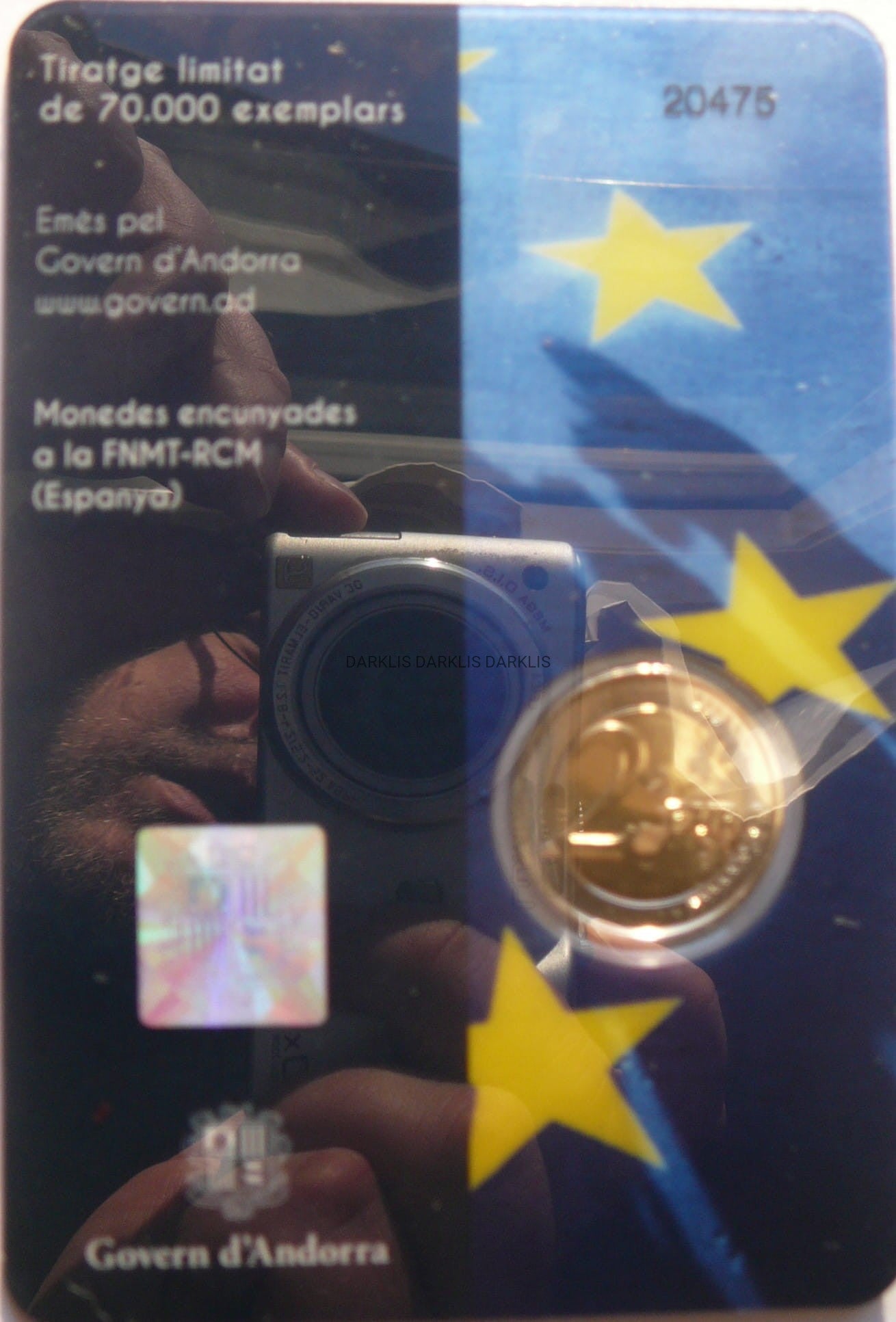2 EURO ANDORA 2022 WALUTA 10 LAT UNII MONETARNEJ